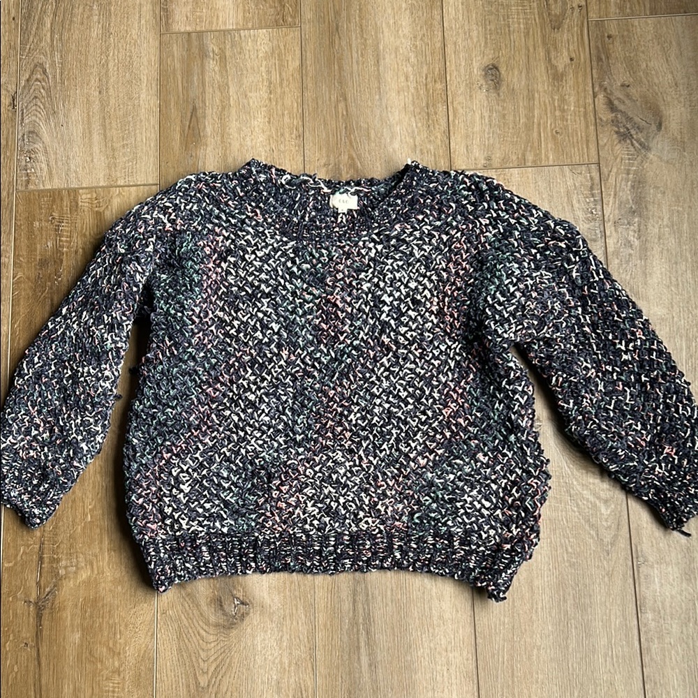 Multicolor Knit Women's Sweater